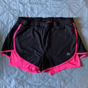 RBX Black Athletic Shorts